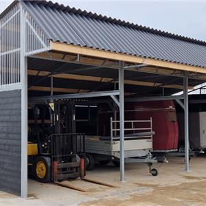 Storage room and Carport